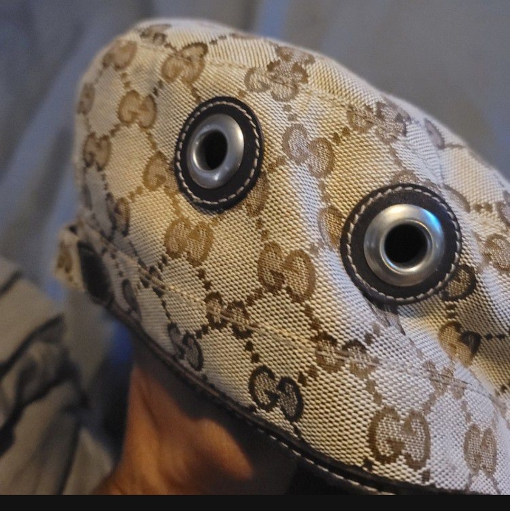 Gucci military canvas hat - Picture 2 of 5